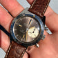 1960s Vintage Aquastar Deepstar Steel Chronograph Valjoux 92 Wristwatch - Hashtag Watch Company