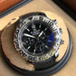 Blancpain Air Command Flyback Chronograph 2285 Black Automatic Wristwatch Box Papers - Hashtag Watch Company
