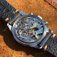 Vintage Girard Perregaux Steel Valjoux 72 Chronograph Silver Dial Wristwatch 1960s - Hashtag Watch Company