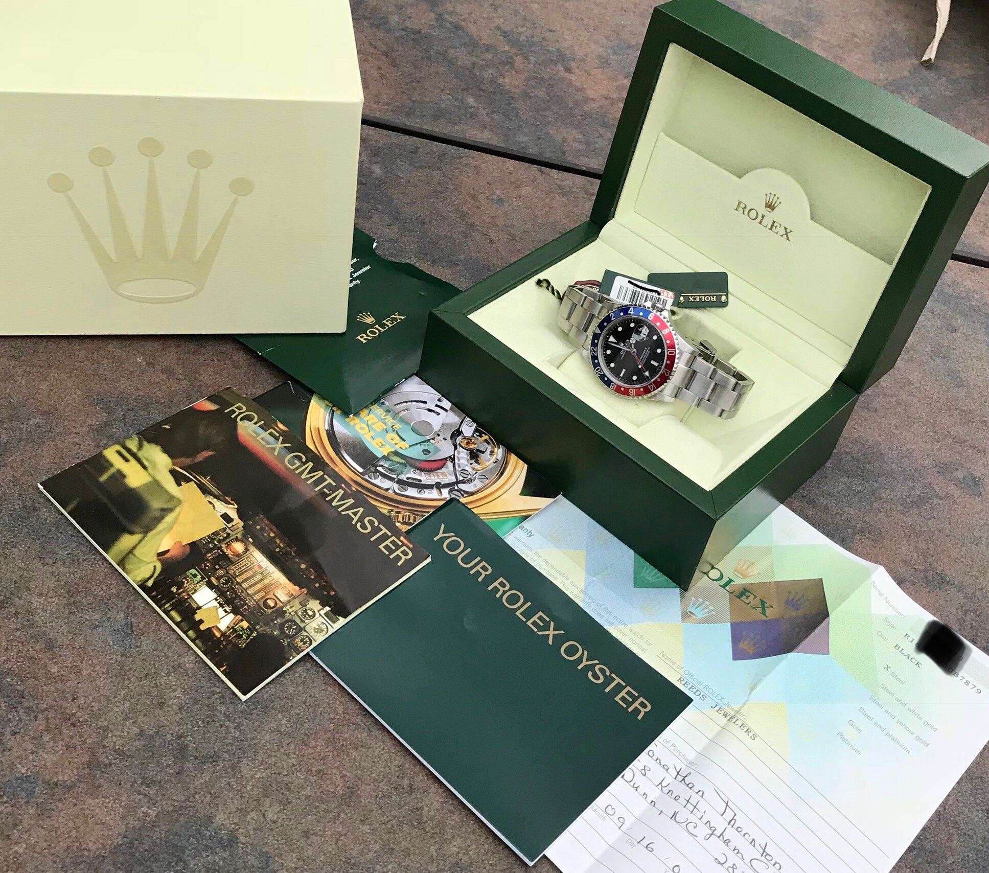 Rolex gmt 2025 master 2 2005