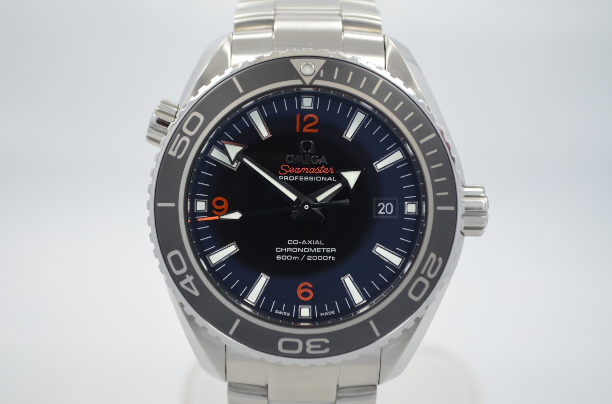 Omega 232.30.46.21.01.003 Seamaster Planet Ocean Professional 600M Master Co-Axial Watch - Hashtag Watch Company