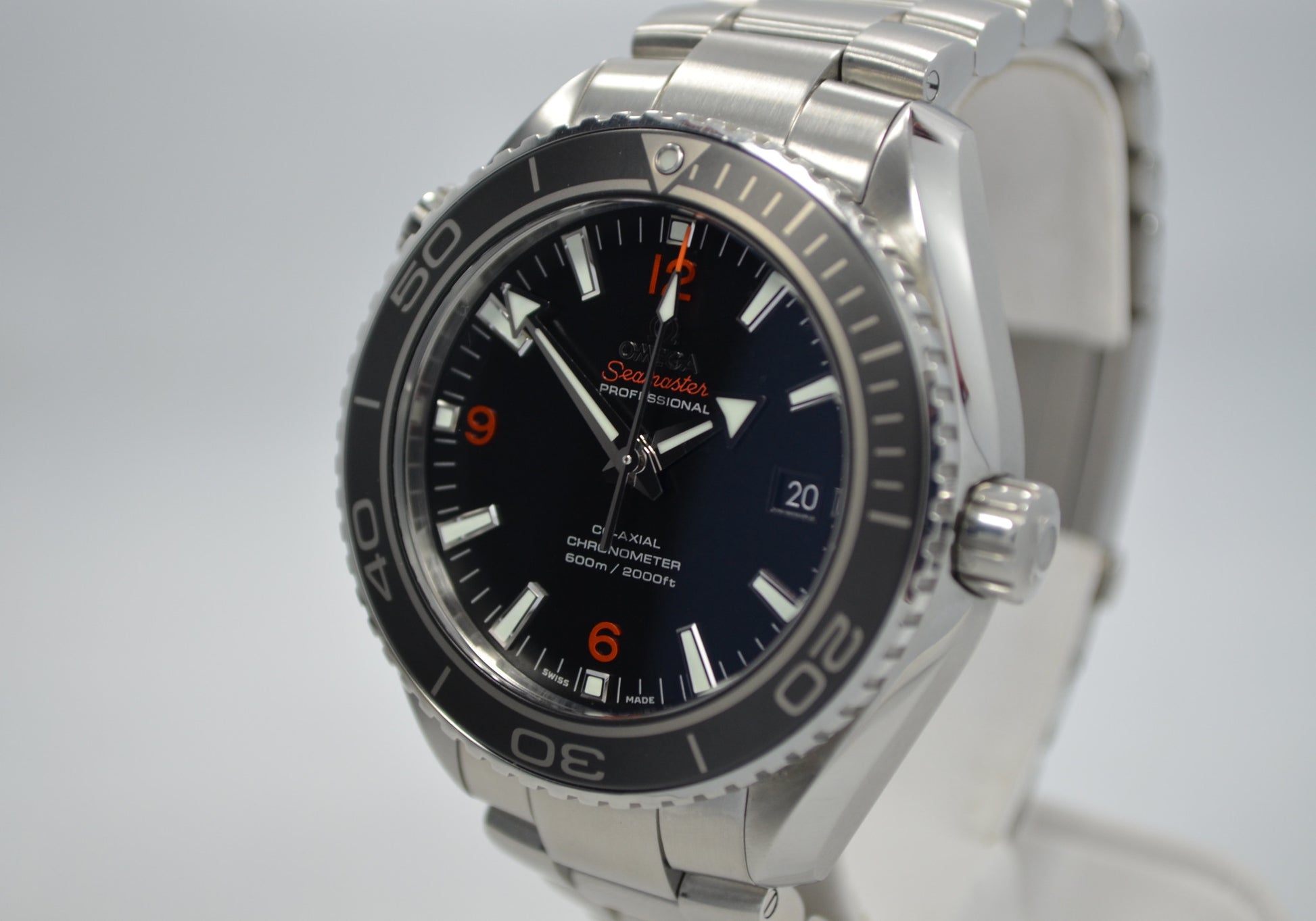 Omega 232.30.46.21.01.003 Seamaster Planet Ocean Professional 600M Master Co-Axial Watch - Hashtag Watch Company