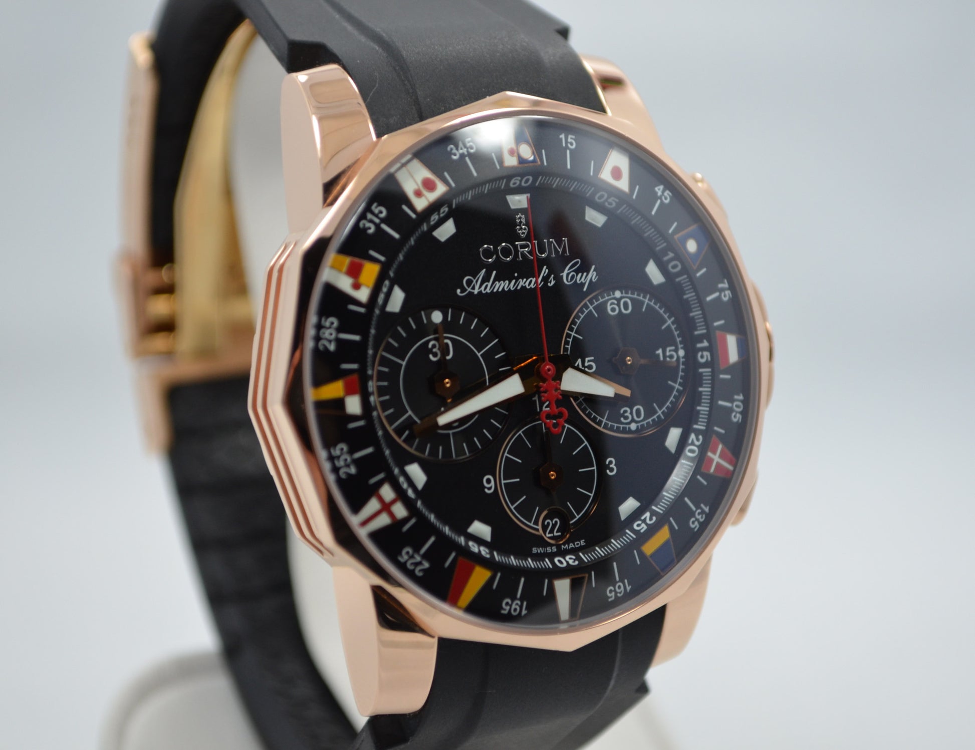 Corum Admirals Cup 985.671.55 18K Rose Gold Wristwatch - Hashtag Watch Company