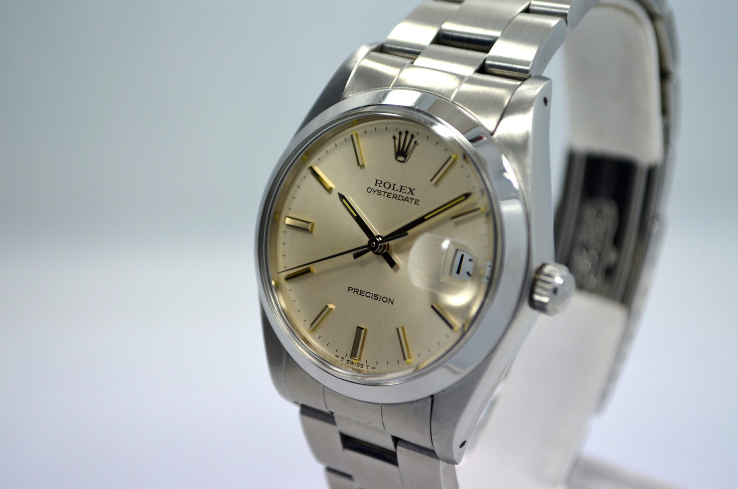Vintage Rolex 6694 Oysterdate Stainless Steel Wristwatch Circa 1983 8 Mil Serial - Hashtag Watch Company