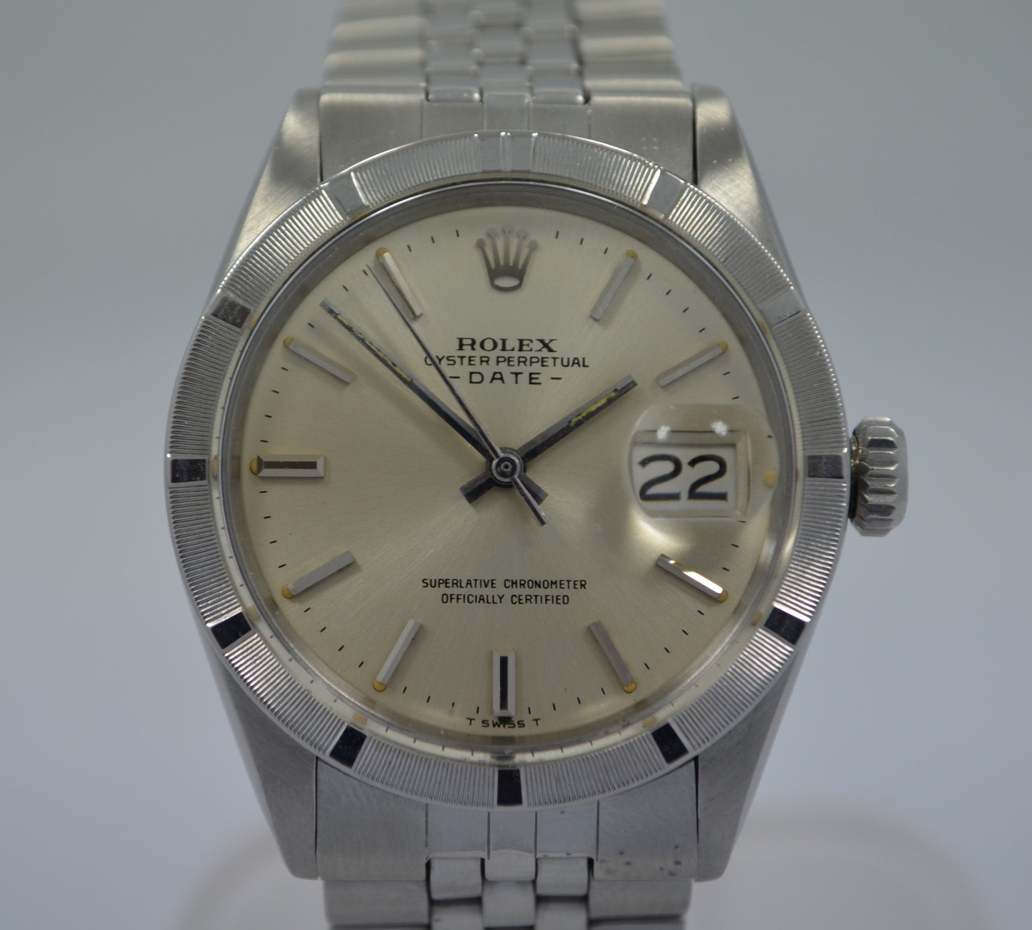 Vintage Rolex 1501 Oyster Perpetual Date 1968 Stainless Steel Silver Wristwatch - Hashtag Watch Company