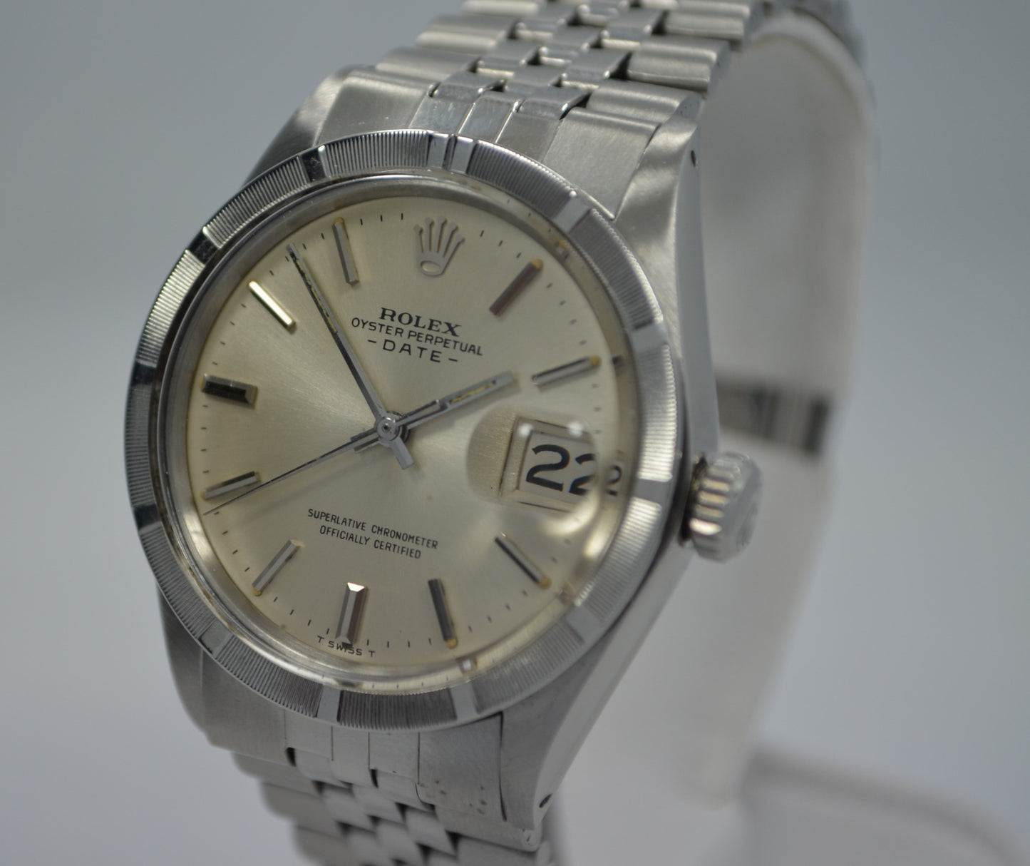 Vintage Rolex 1501 Oyster Perpetual Date 1968 Stainless Steel Silver Wristwatch - Hashtag Watch Company