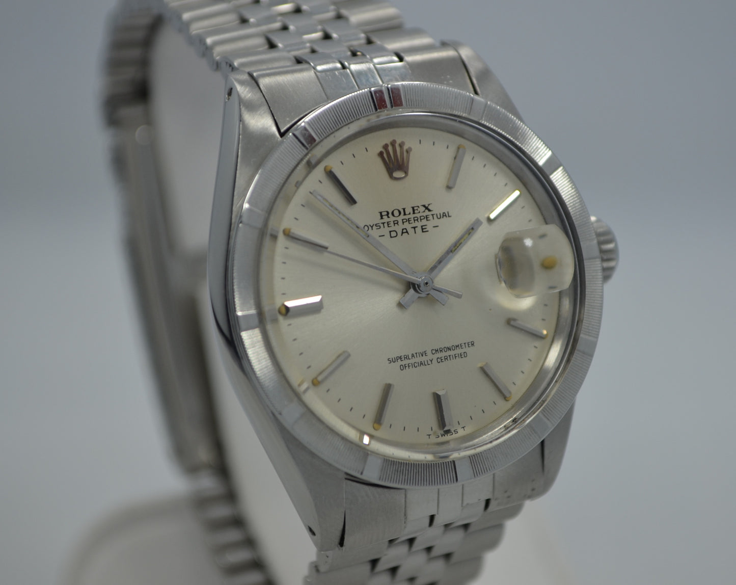 Vintage Rolex 1501 Oyster Perpetual Date 1968 Stainless Steel Silver Wristwatch - Hashtag Watch Company