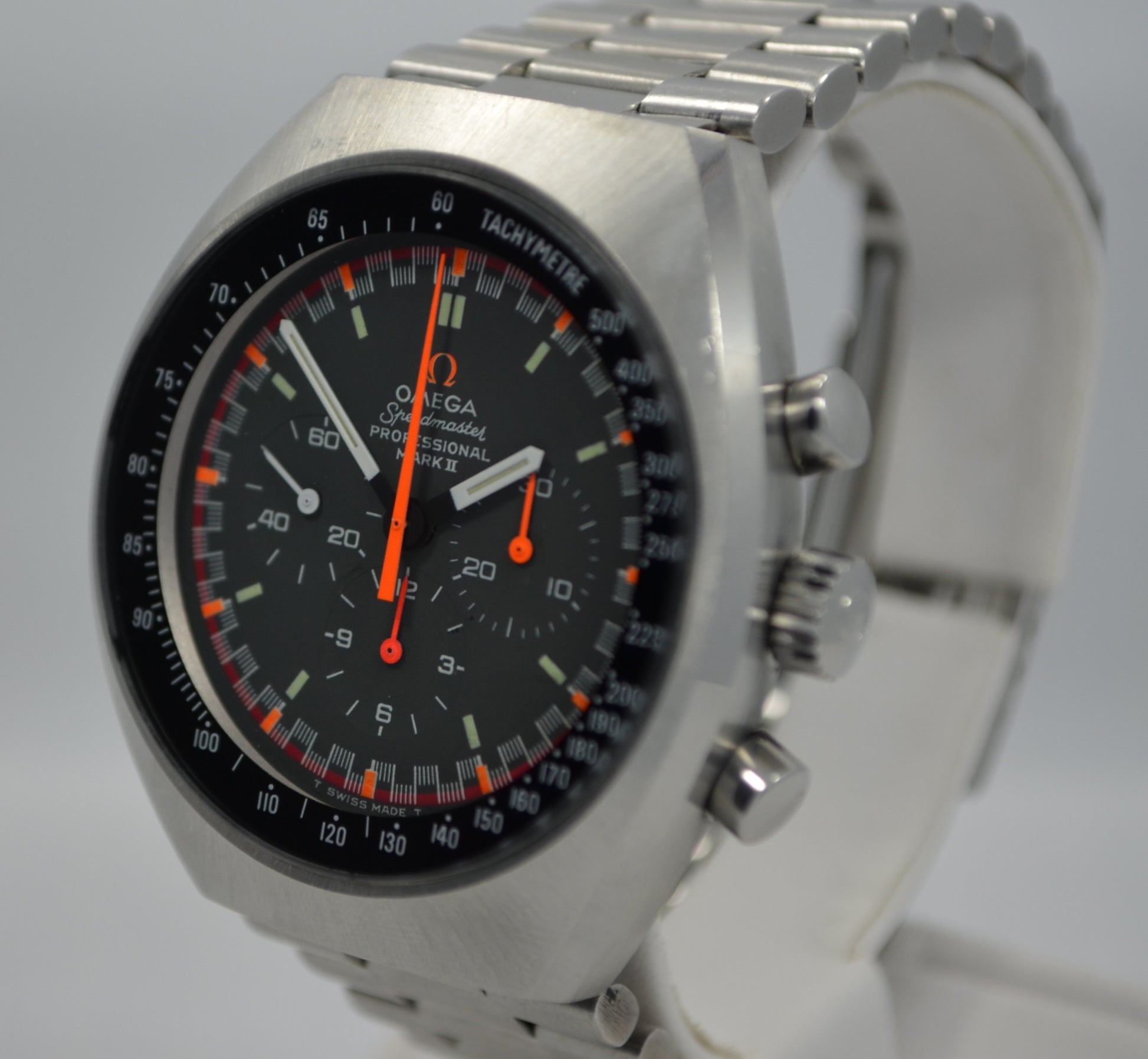 Vintage Omega Speedmaster Mark II 145.014 Chronograph Stainless Steel 861 Wristwatch - Hashtag Watch Company