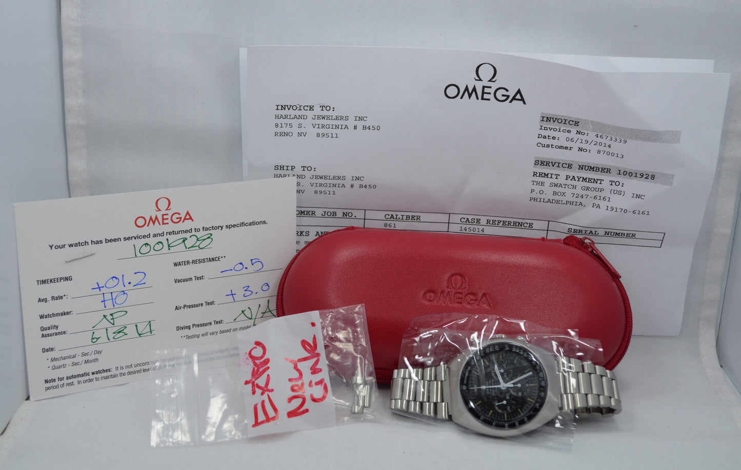 Vintage Omega Speedmaster Mark II 145014 Stainless Steel Wristwatch - Hashtag Watch Company