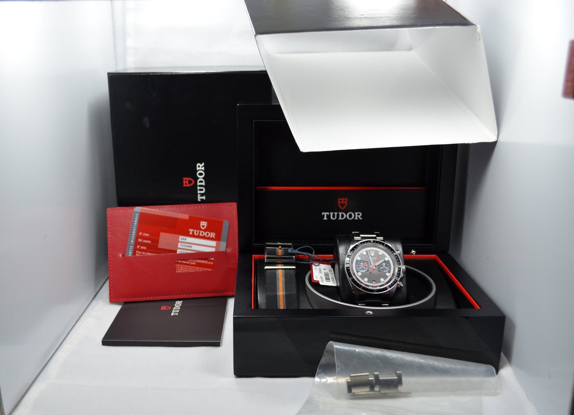 Tudor 70330N Heritage Stainless Steel Wristwatch Box Papers - Hashtag Watch Company