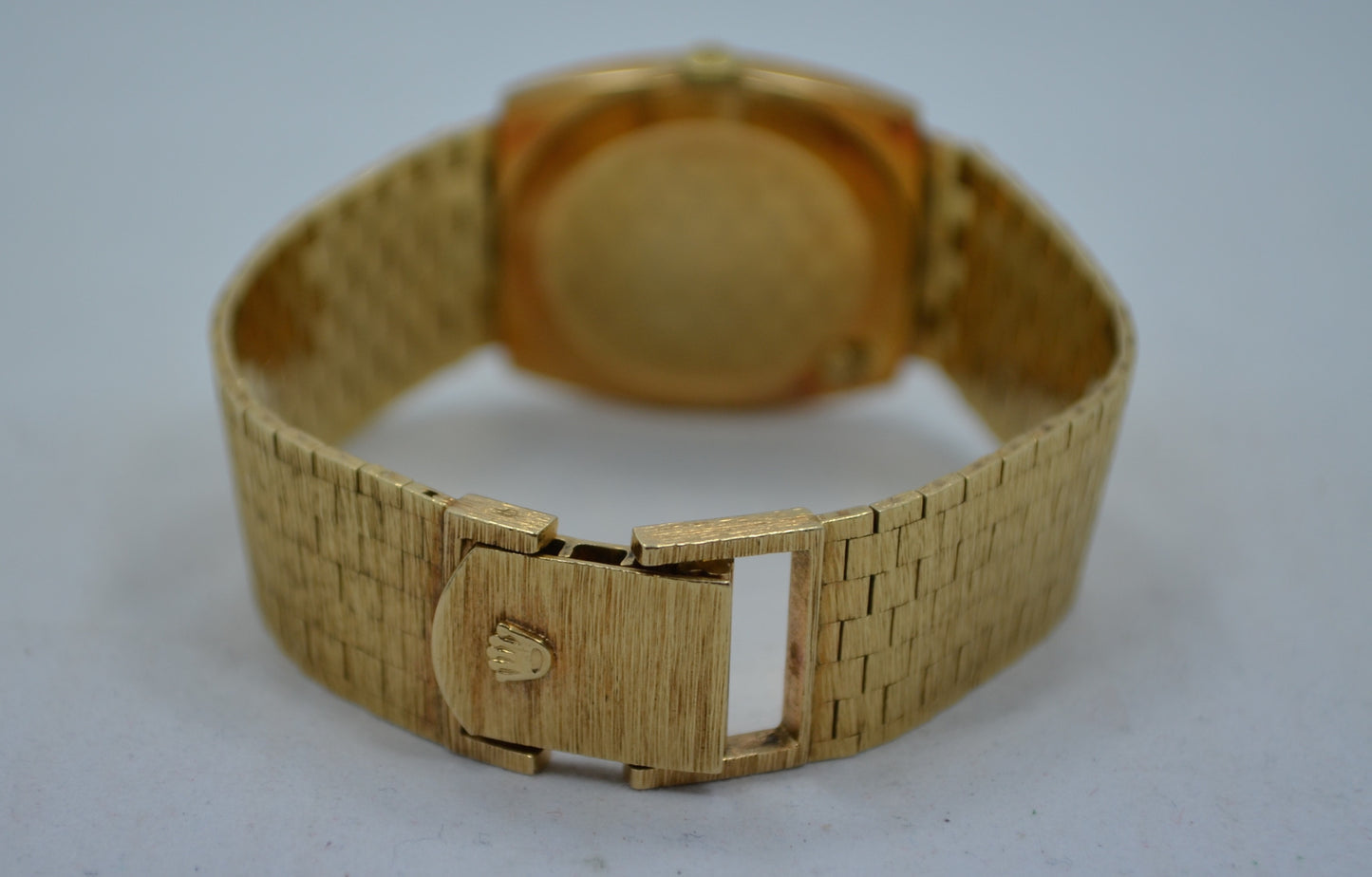 Vintage Rolex 14K Yellow Gold Brick Square Manual Wind 604 Wristwatch 1970's - Hashtag Watch Company