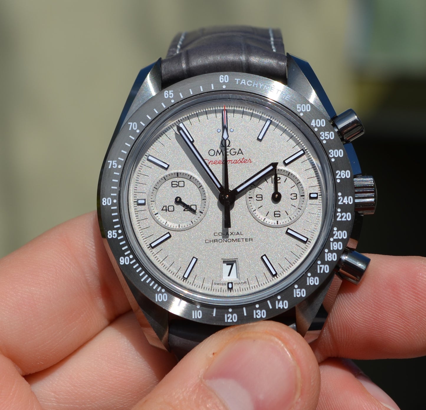 Omega Speedmaster Grey Side of the Moon 311.93.44.51.99.001 Ceramic Watch - Hashtag Watch Company