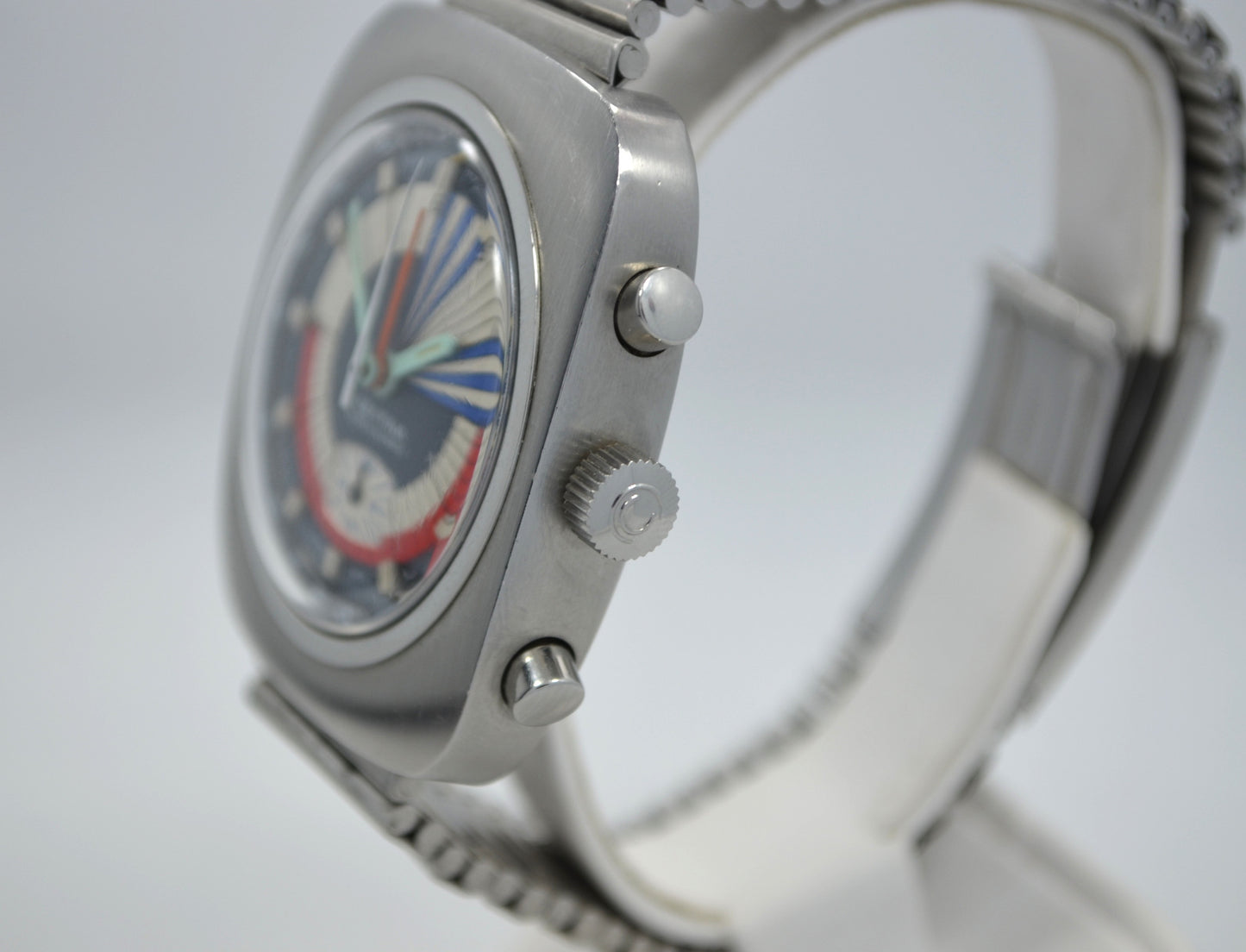 Vintage Certina Chronolympic Regatta Valjoux 728 Chronograph Steel Wristwatch - Hashtag Watch Company