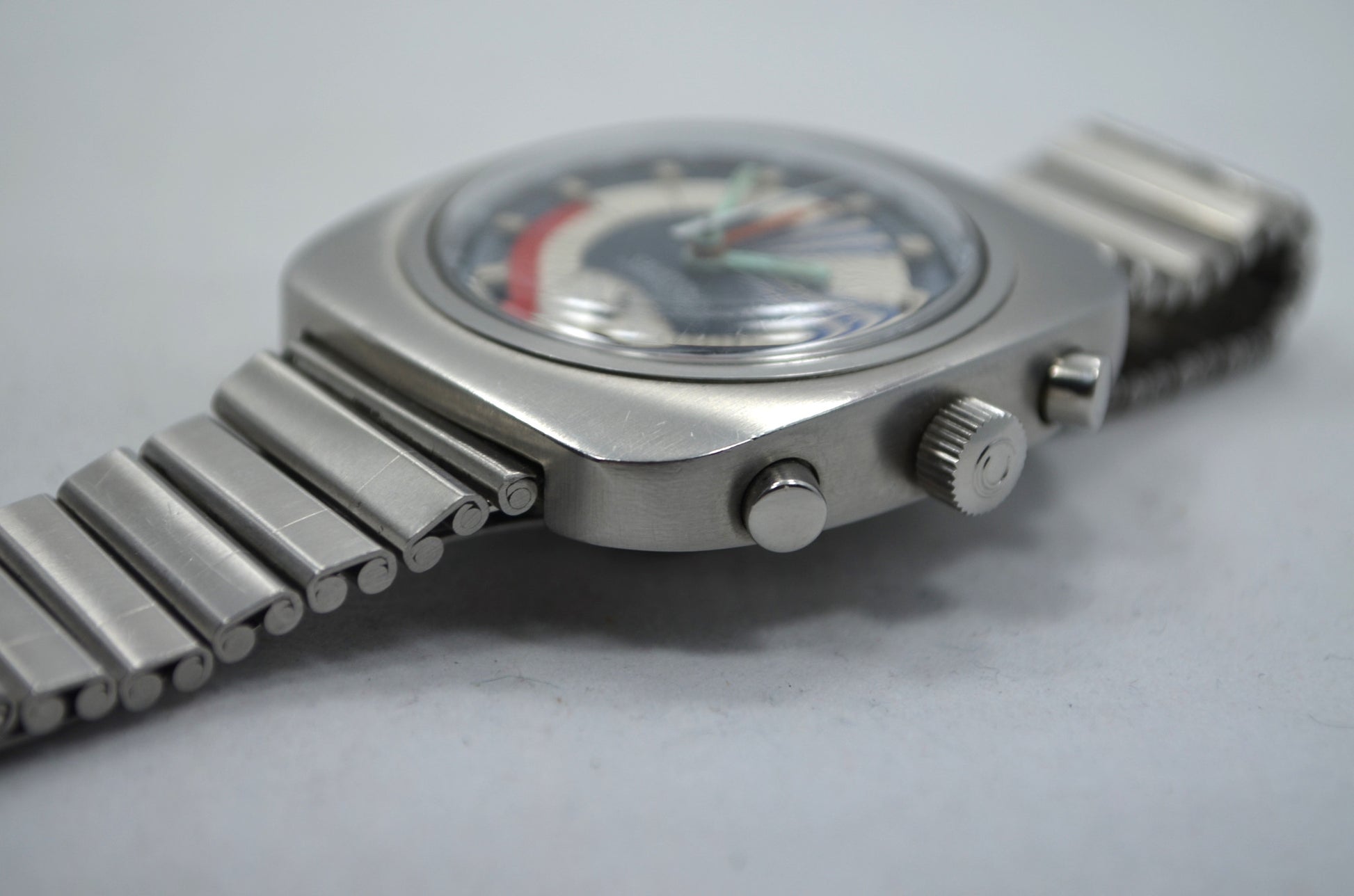 Vintage Certina Chronolympic Regatta Valjoux 728 Chronograph Steel Wristwatch - Hashtag Watch Company