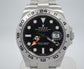 Rolex Explorer II 216570 Steel Black Orange Hand GMT Wristwatch Box Papers - Hashtag Watch Company