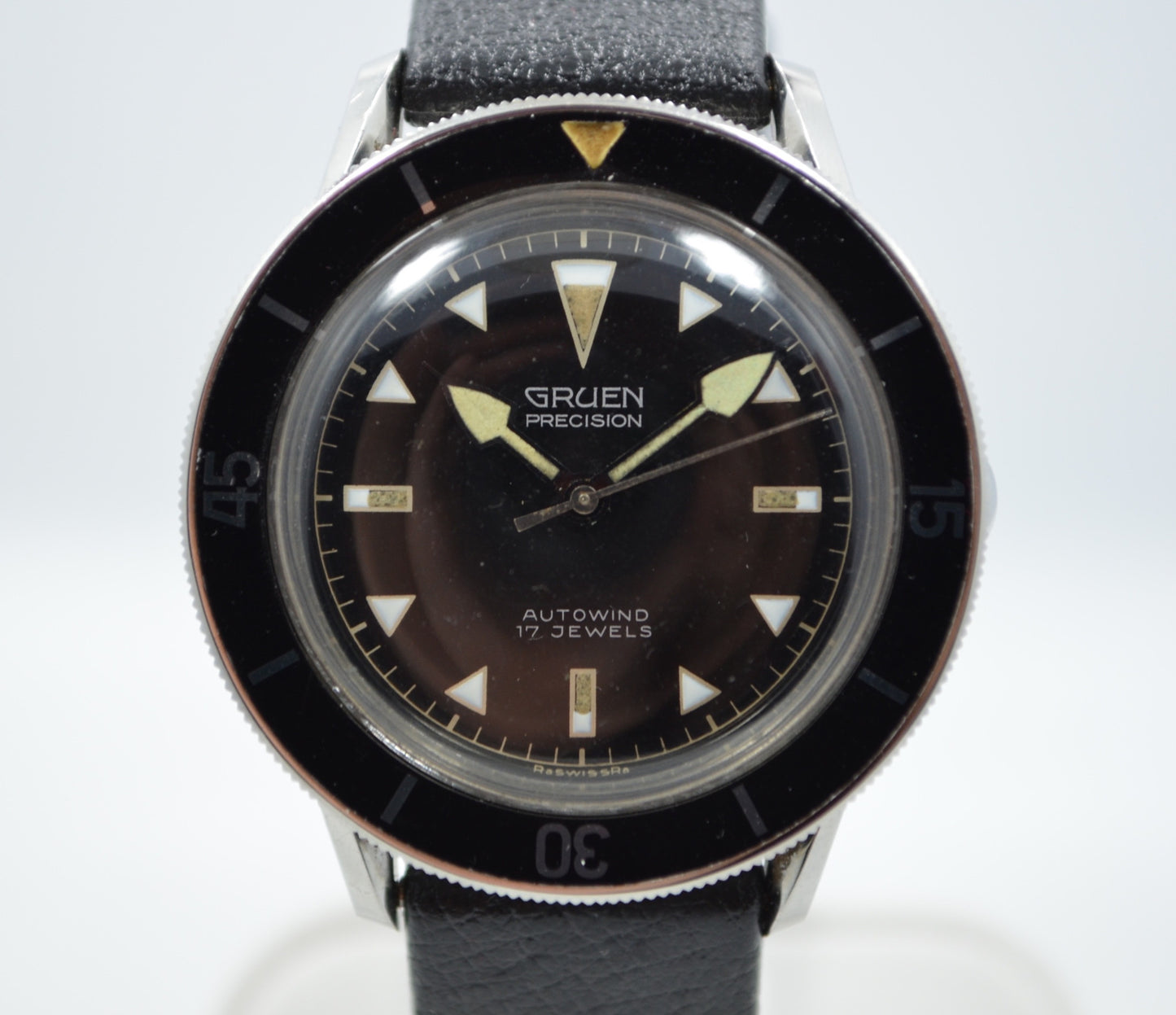 Vintage Gruen Precision Ocean Chief Waterproof Automatic Wristwatch - Hashtag Watch Company