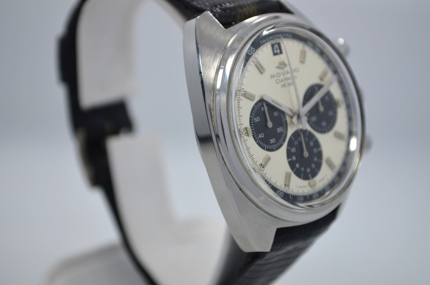 Vintage Movado Datron HS 360 Chronograph 1960's Steel Automatic Wristwatch - Hashtag Watch Company