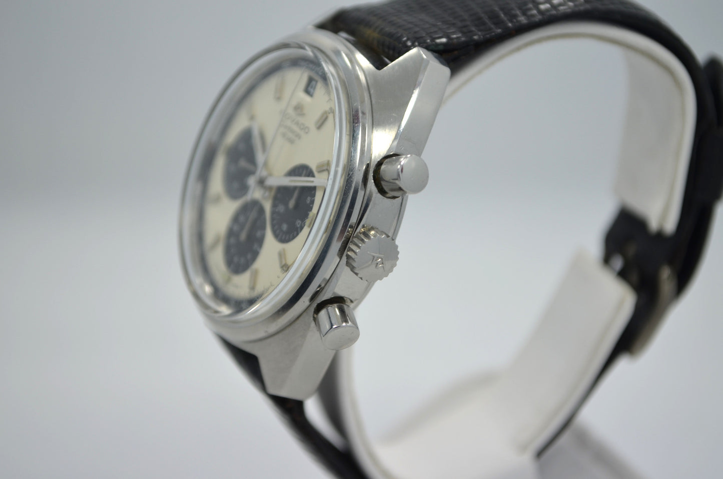 Vintage Movado Datron HS 360 Chronograph 1960's Steel Automatic Wristwatch - Hashtag Watch Company