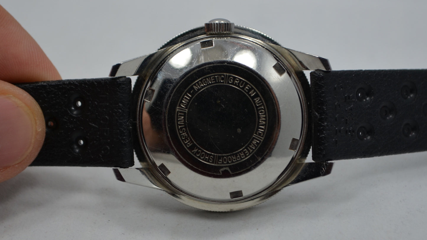 Vintage Gruen Precision Ocean Chief Waterproof Automatic Wristwatch - Hashtag Watch Company