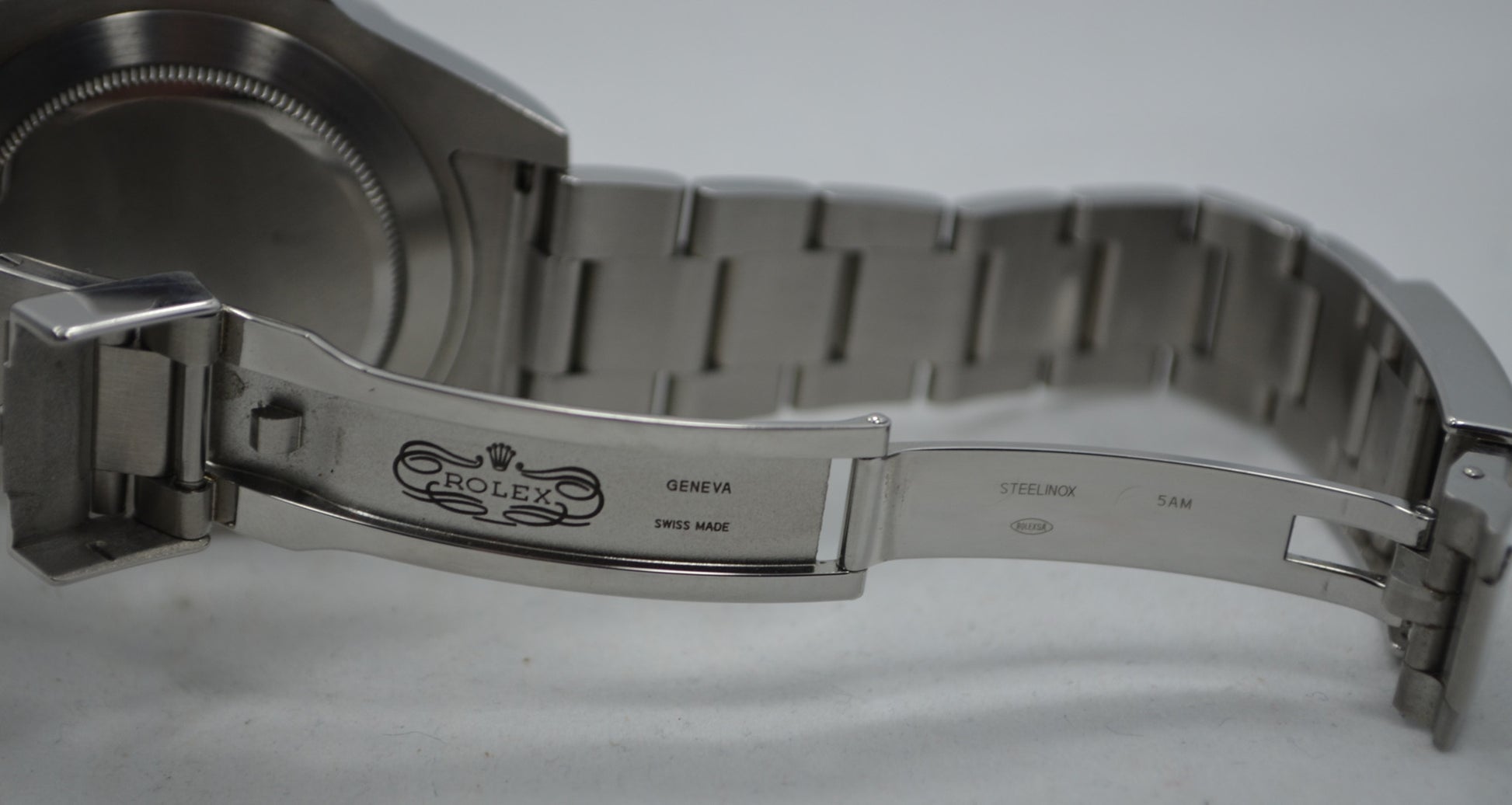 Rolex Explorer II 216570 Steel Black Orange Hand GMT Wristwatch Box Papers - Hashtag Watch Company