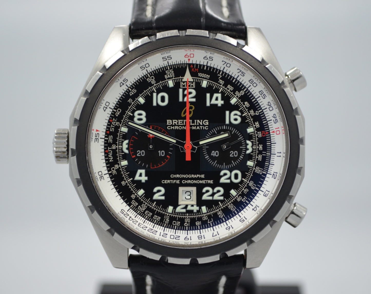 Breitling Chronomatic A22360 Steel 24HR Limited Edition Chronograph Automatic Watch - Hashtag Watch Company