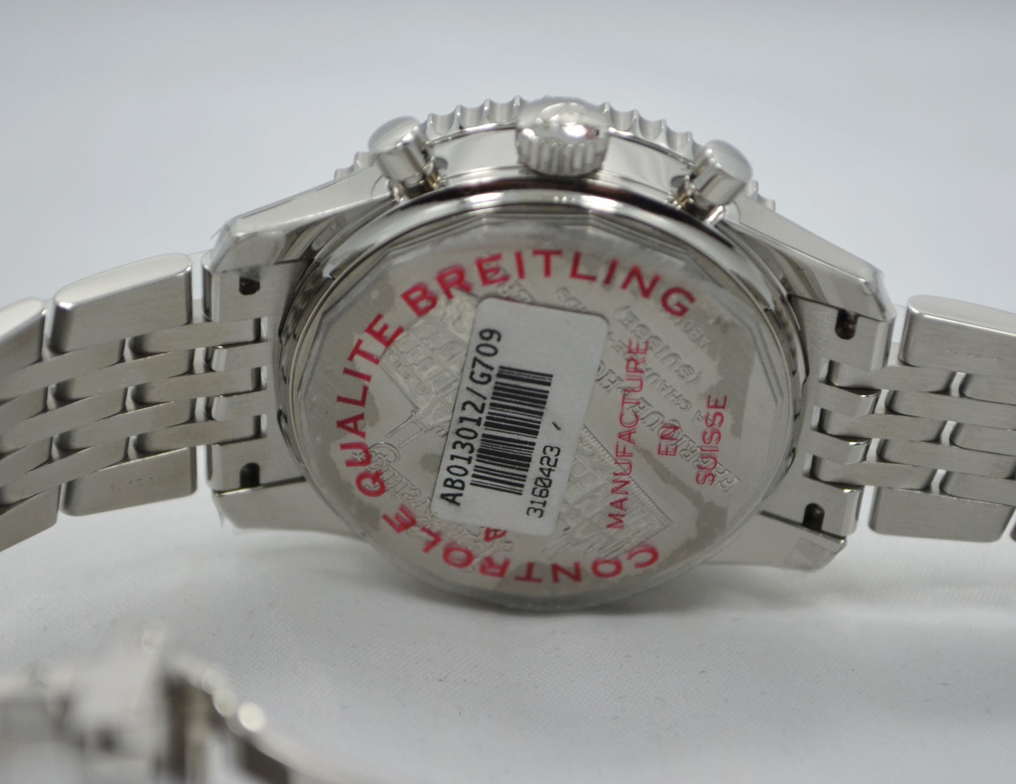 Breitling Montbrilliant 01 AB013012 Chronograph Steel Automatic Wristwatch - Hashtag Watch Company