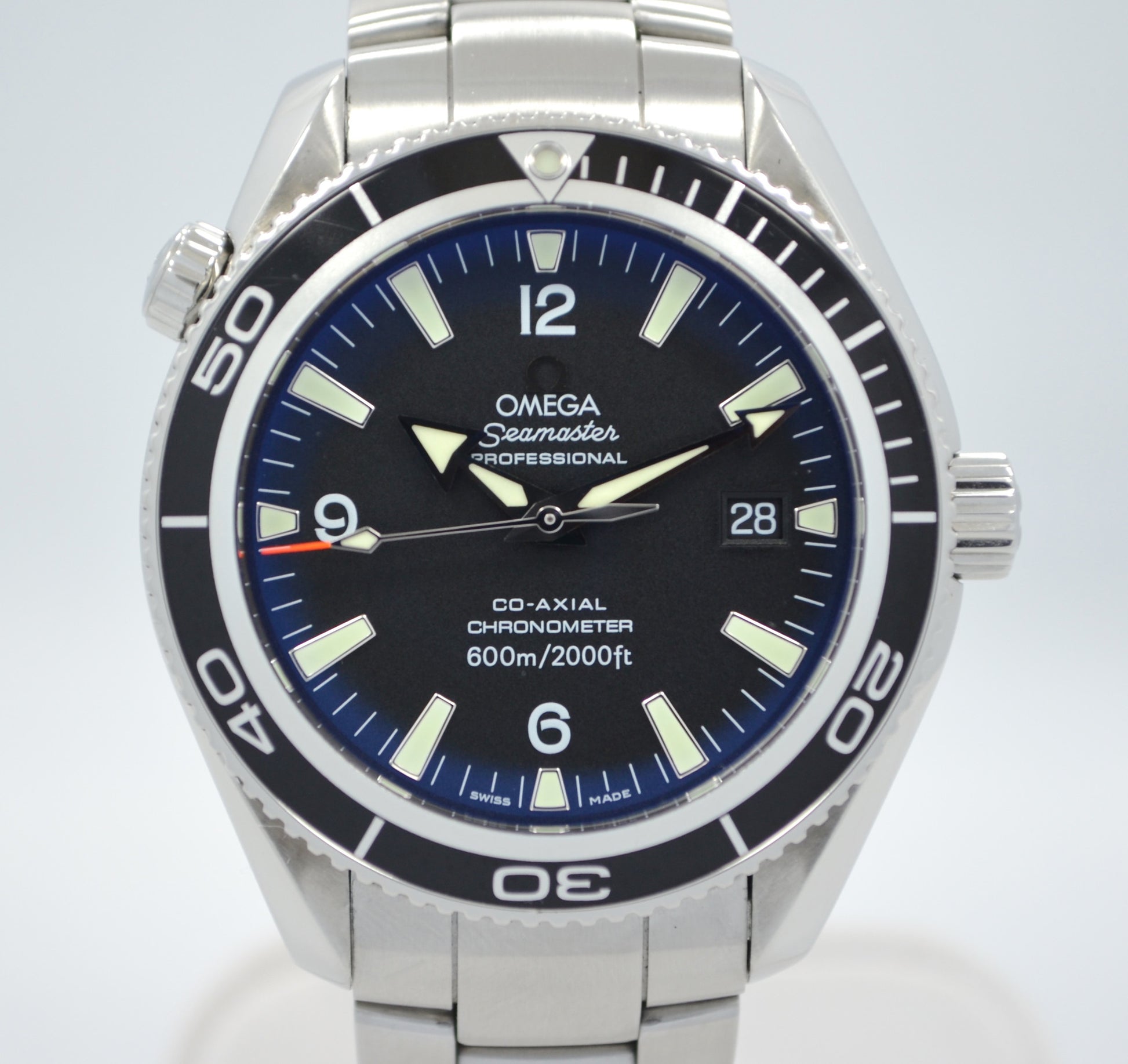 Omega Seamster Planet Ocean 2201.50 Steel Automatic Co-Axial Wristwatch - Hashtag Watch Company