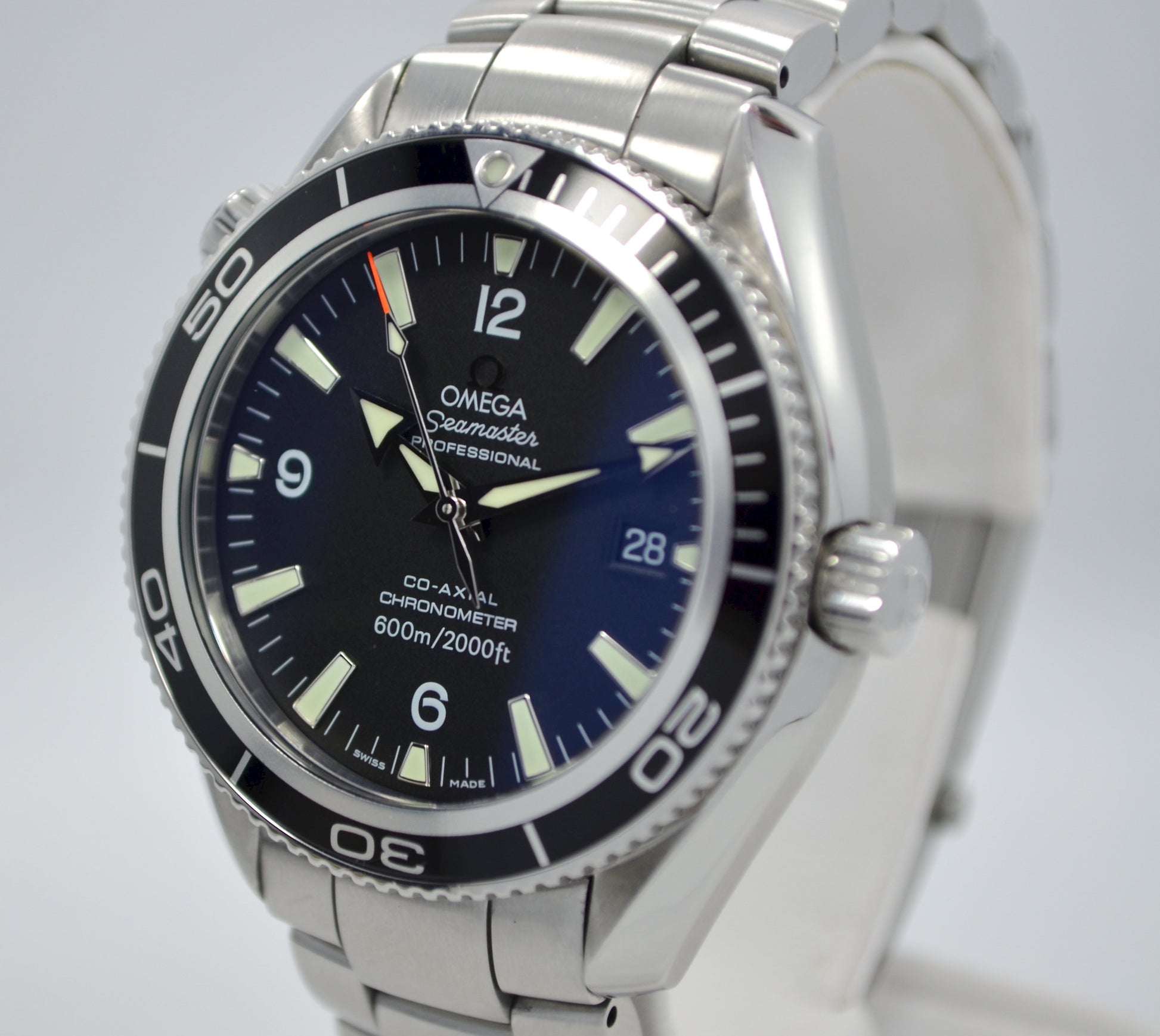 Omega Seamster Planet Ocean 2201.50 Steel Automatic Co-Axial Wristwatch - Hashtag Watch Company