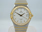 Omega Constellation Two Tone Diamond Bezel Steel 18K Gold Quartz Ladies Watch - Hashtag Watch Company