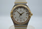 Omega Constellation Two Tone Diamond Bezel Steel 18K Gold Quartz Ladies Watch - Hashtag Watch Company