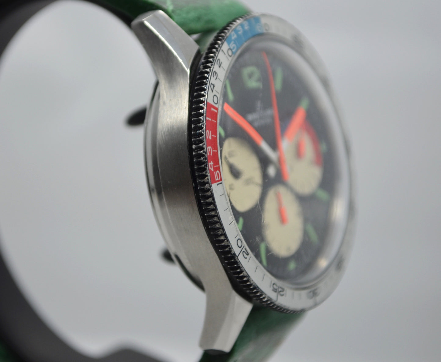 Vintage Breitling Steel Chronograph 7650 Co-Pilot Venus 178 Wristwatch 1960s - Hashtag Watch Company