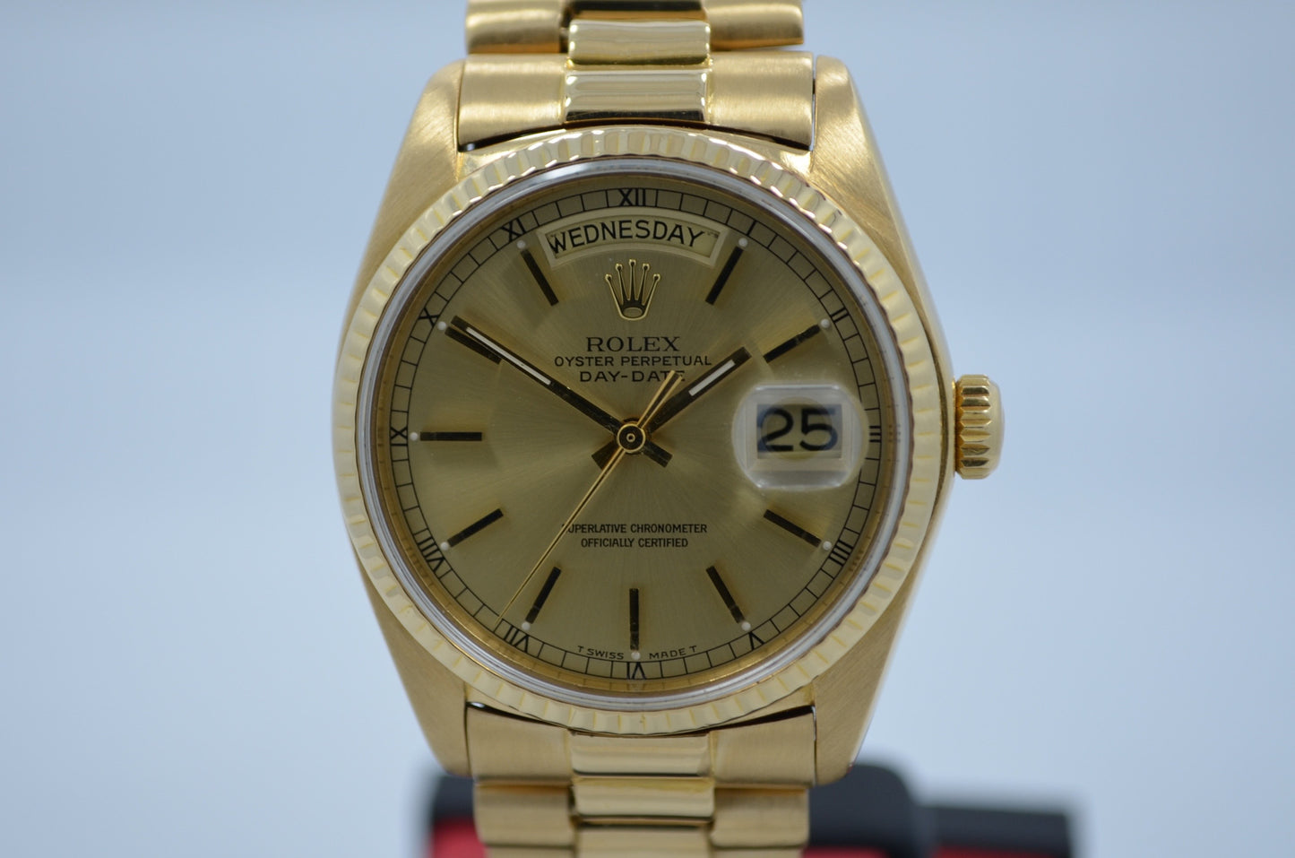 Vintage Rolex President Day Date 18038 18K Yellow Gold 1978 Wristwatch - Hashtag Watch Company
