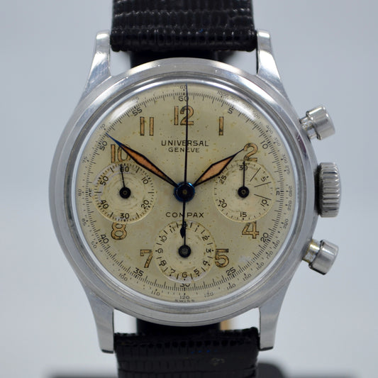 Vintage Universal Geneve Compax 22278 Manual Steel Chronograph Cal. 281 Watch - Hashtag Watch Company