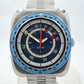 Vintage Favre Leuba Bathy 160 Divers 53253 Blue Steel Wristwatch - Hashtag Watch Company