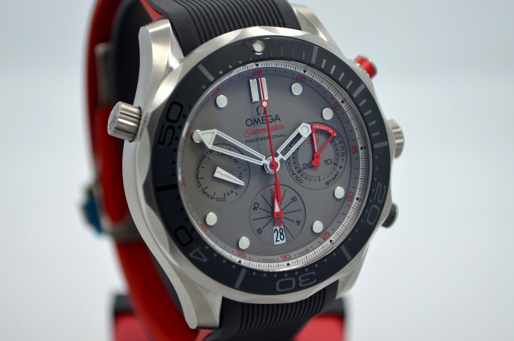 Omega Seamaster Professional ENTZ 300M Titanium 21292445099001 Chronograph Watch - Hashtag Watch Company