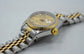 Rolex Ladies Datejust 69173 Diamond Champagne Diamond Dial Steel 18K Watch "L" - Hashtag Watch Company