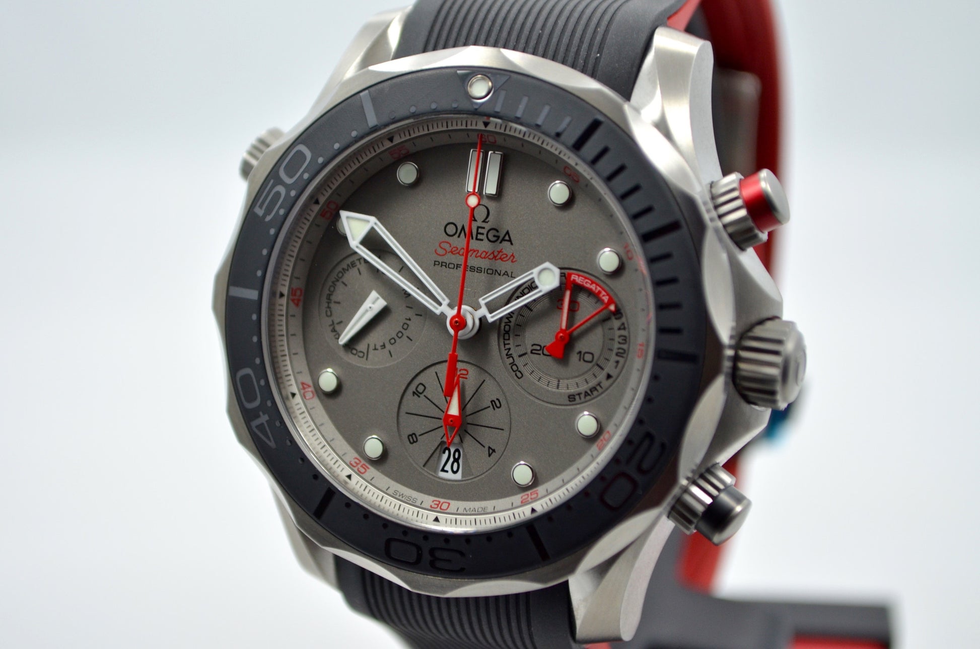 Omega Seamaster Professional ENTZ 300M Titanium 21292445099001 Chronograph Watch - Hashtag Watch Company