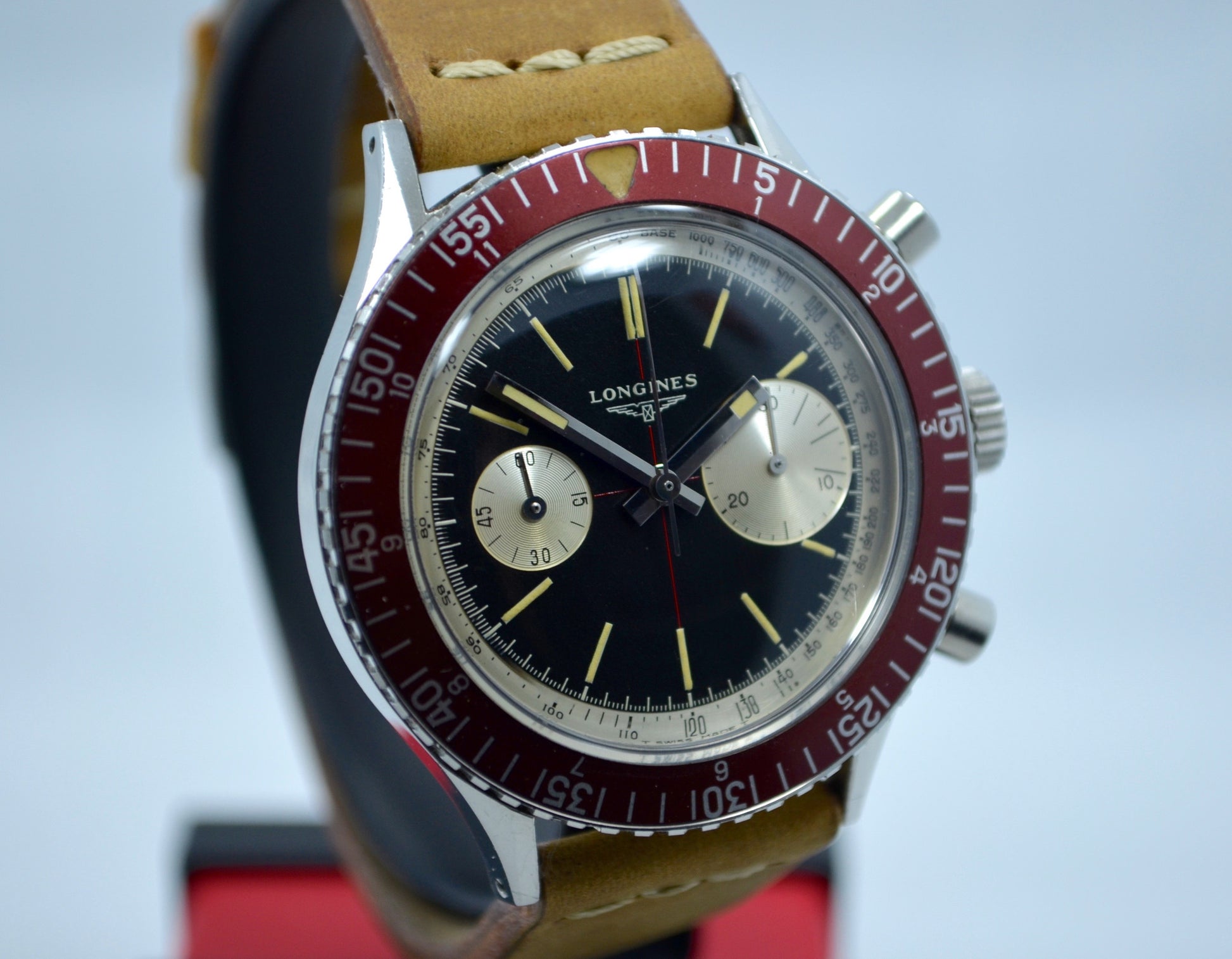 Vintage Longines 30CH "Big Eye" Steel Chronograph Wristwatch - Hashtag Watch Company