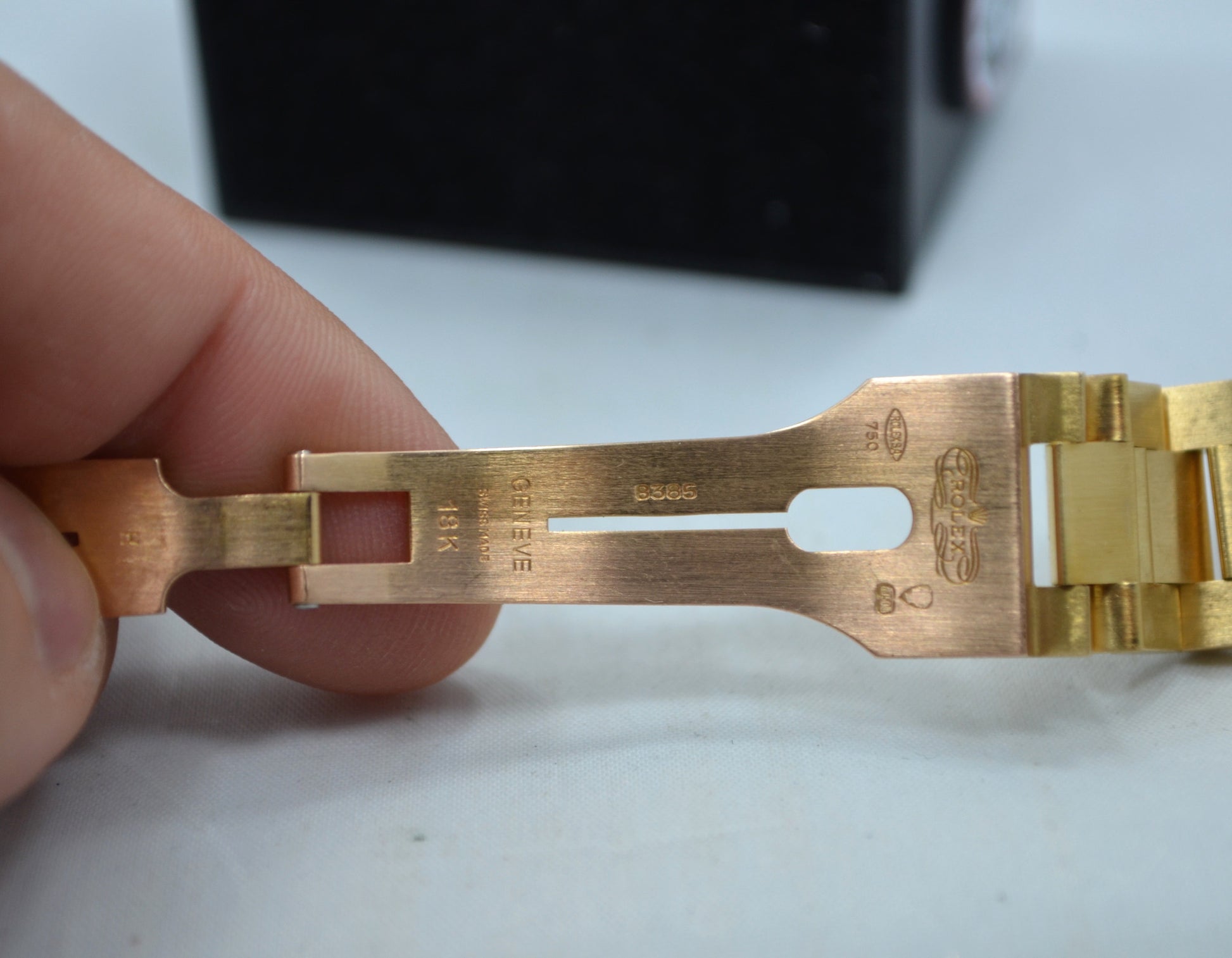 Vintage Rolex President Day Date 18038 18K Yellow Gold 1983 Wristwatch w/ Papers - Hashtag Watch Company
