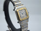 Cartier Two Tone Santos Steel 18K Gold Ladies 1567 Quartz 23mm Wristwatch - Hashtag Watch Company