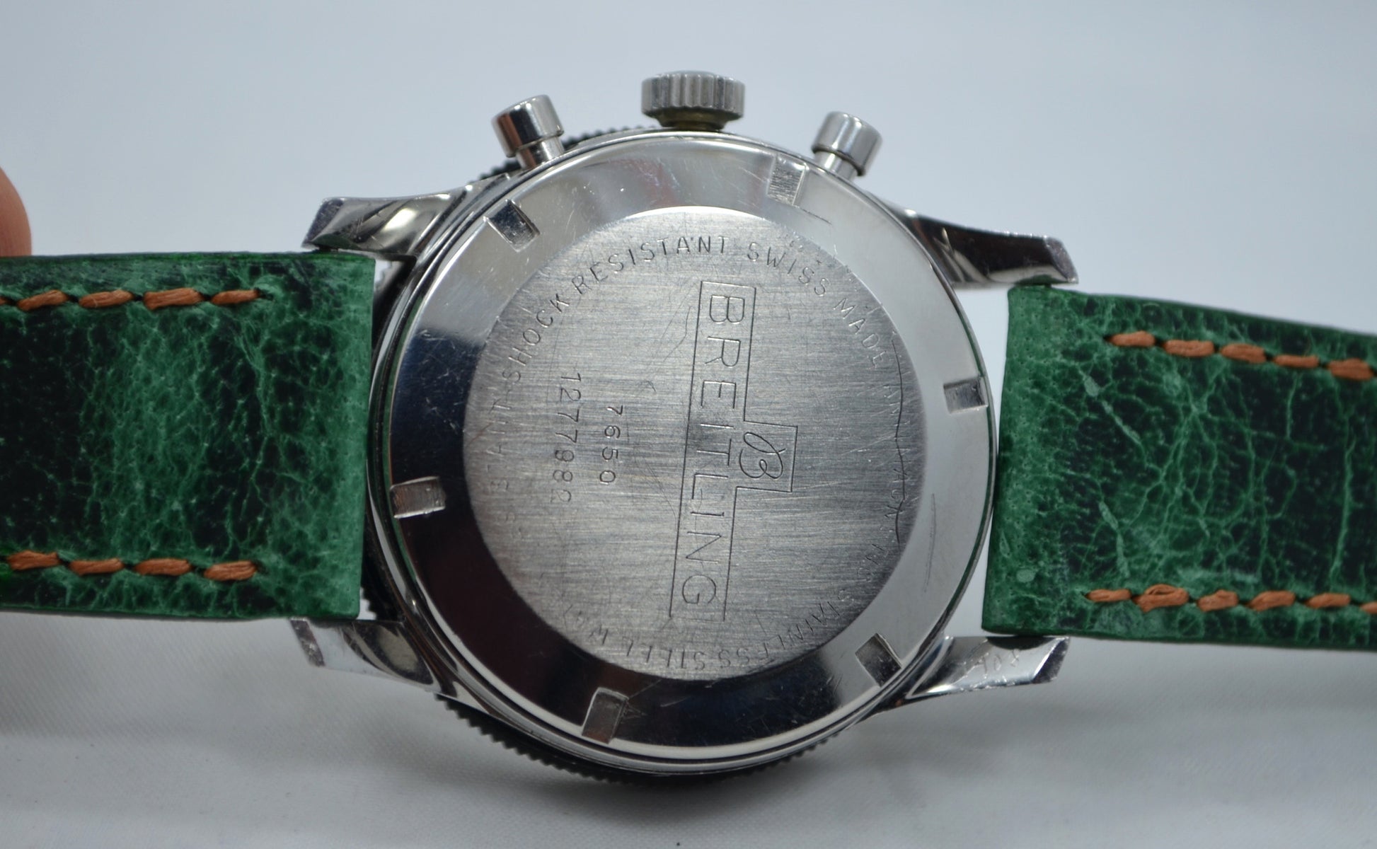 Vintage Breitling Steel Chronograph 7650 Co-Pilot Venus 178 Wristwatch 1960s - Hashtag Watch Company