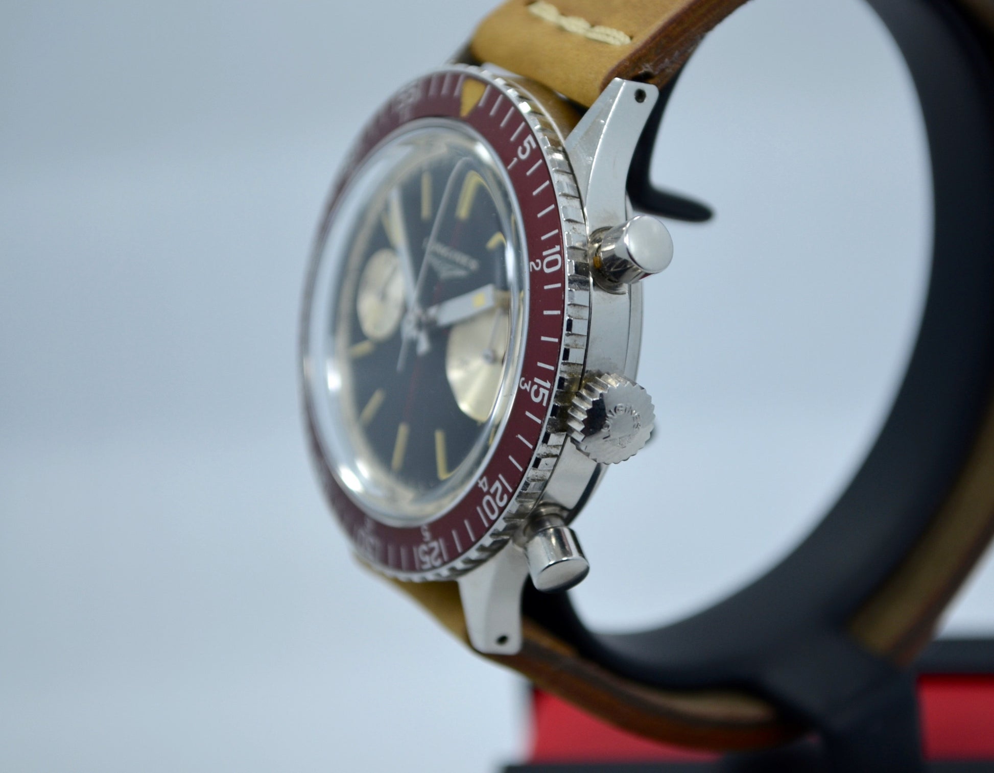 Vintage Longines 30CH "Big Eye" Steel Chronograph Wristwatch - Hashtag Watch Company