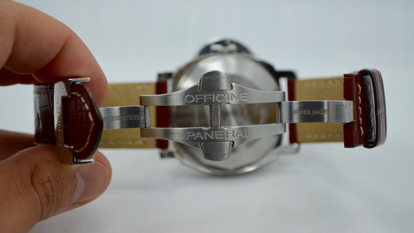 Panerai Luminor GMT PAM 88 Steel Automatic Wristwatch - Hashtag Watch Company