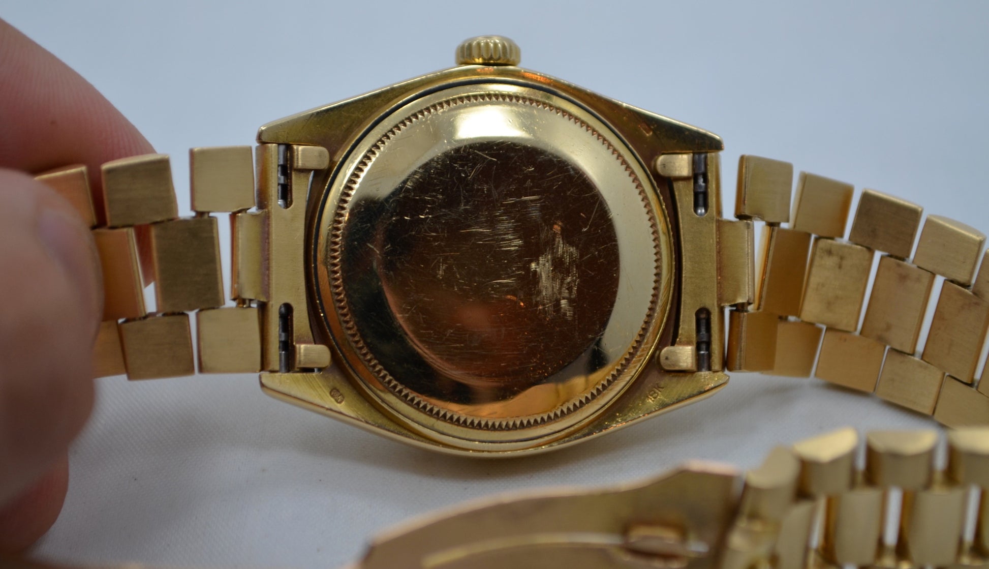 Vintage Rolex President Day Date 18038 18K Yellow Gold 1978 Wristwatch - Hashtag Watch Company