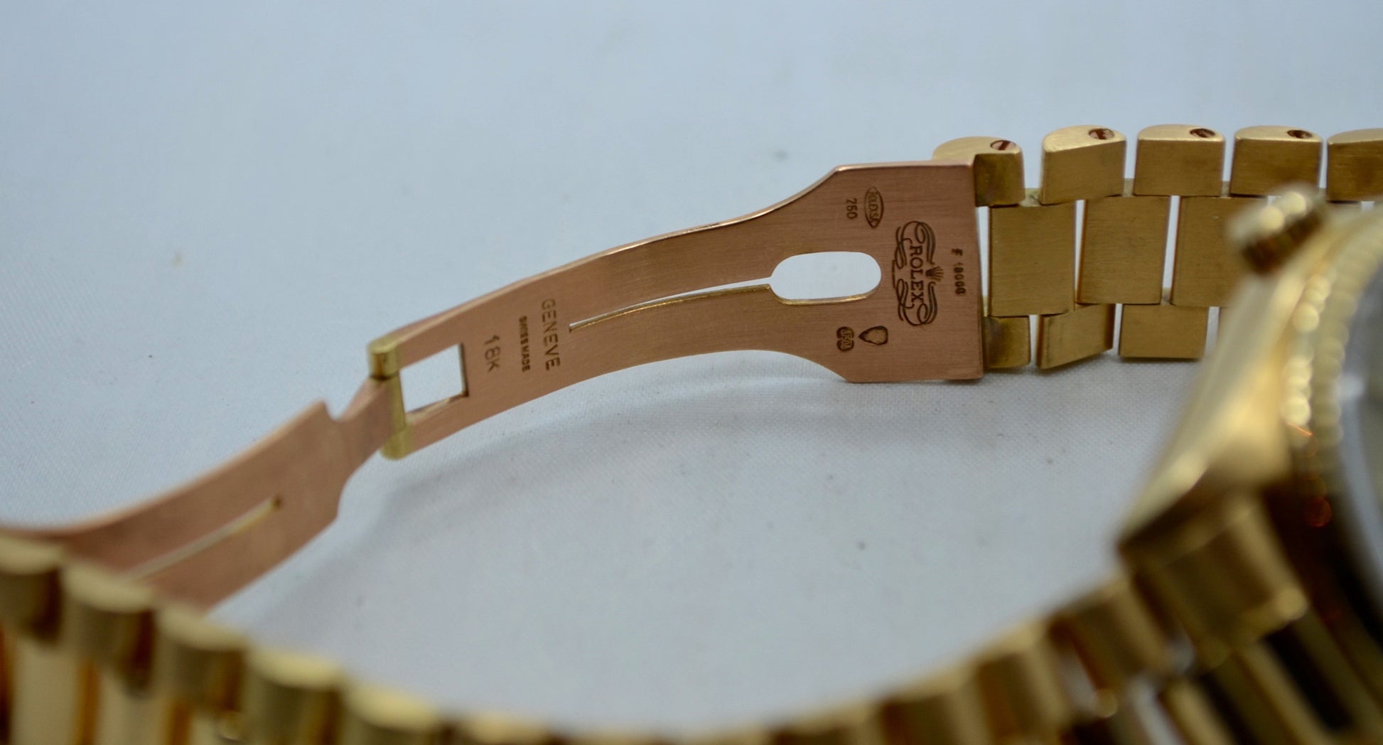 Vintage Rolex President Day Date 18038 18K Yellow Gold 1978 Wristwatch - Hashtag Watch Company