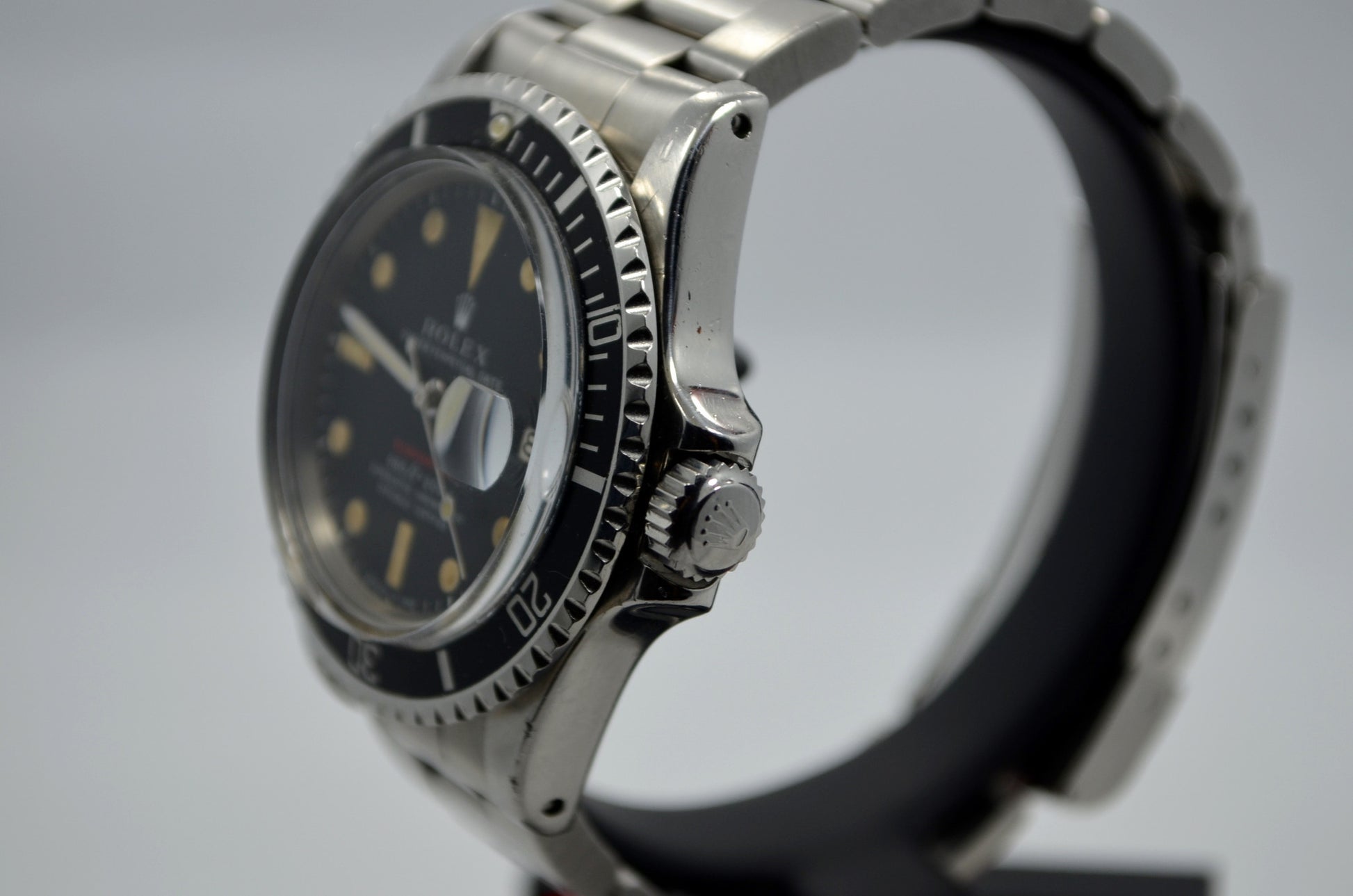 Vintage Rolex 1680 Red Submariner Steel Mark IV 2.4 Mil 1967 Wristwatch - Hashtag Watch Company