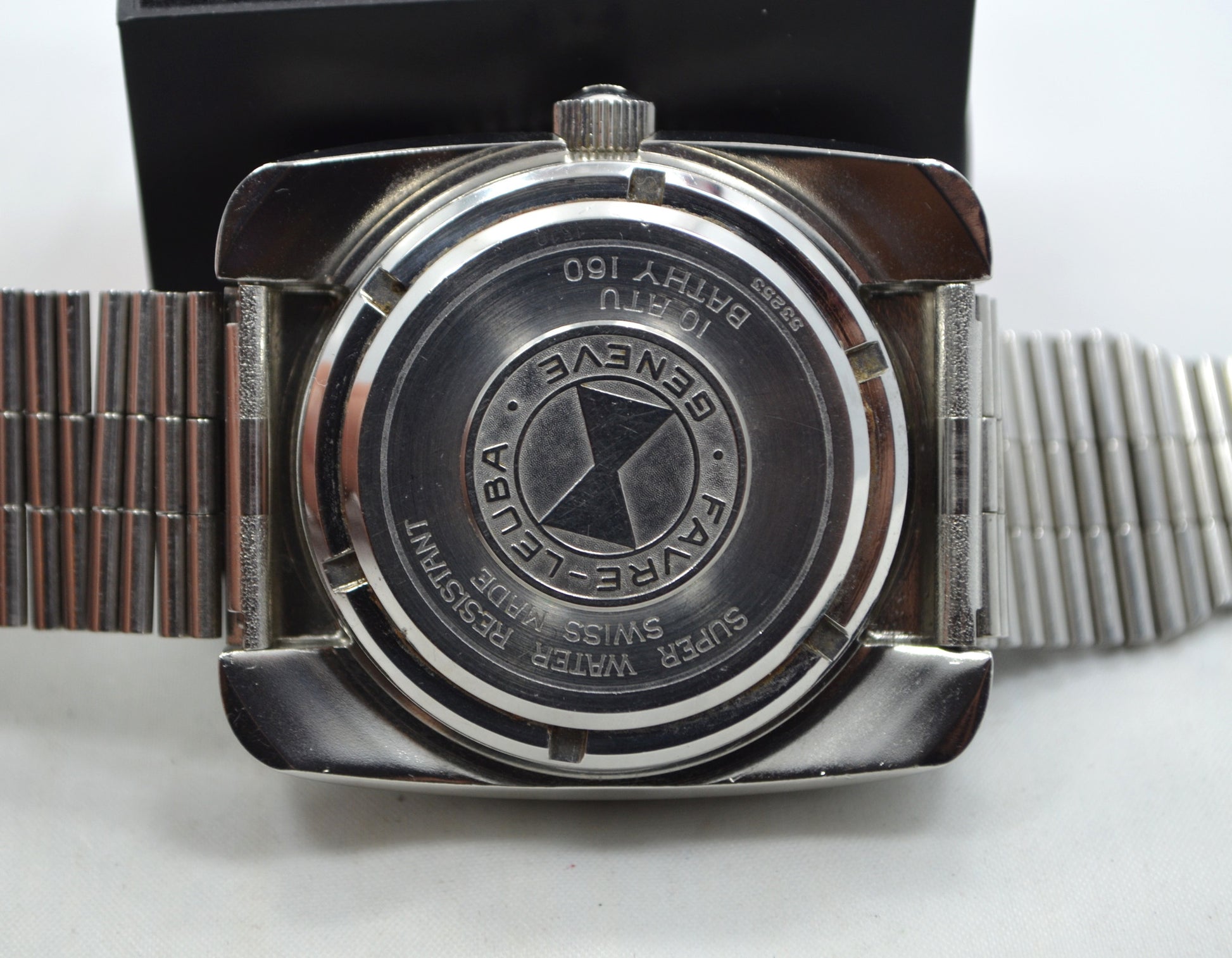 Vintage Favre Leuba Bathy 160 Divers 53253 Blue Steel Wristwatch - Hashtag Watch Company
