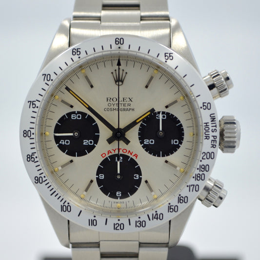 Vintage Rolex Daytona Cosmograph 6265 Big Red Chronograph Wristwatch Full Set - Hashtag Watch Company