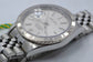 Rolex Datejust Turnograph Thunderbird Silver Tapestry Dial 16264 "U" 1997 Watch - Hashtag Watch Company