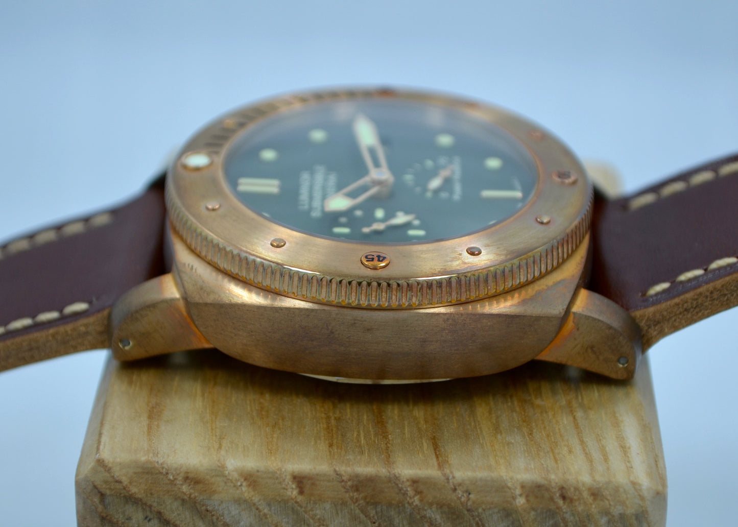 Panerai Bronzo Pam 507 Luminor 1950 Submersible Power Reserve 3 Days Watch - Hashtag Watch Company